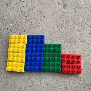 19 Big Mega Bloks Fit Lego Duplo